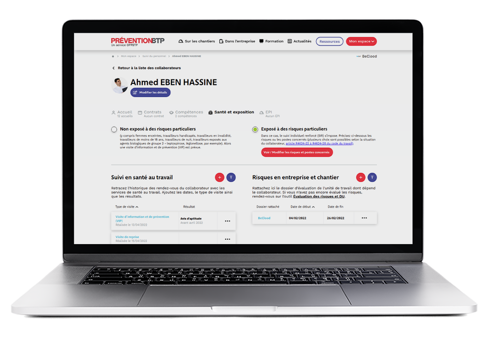 OPPBTP : refonte application