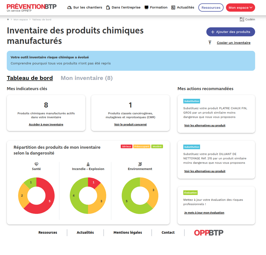 Reprise des données