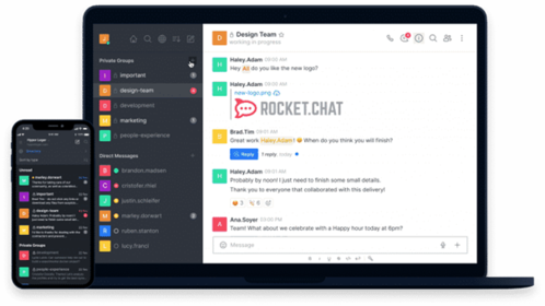 Rocketchat mockup