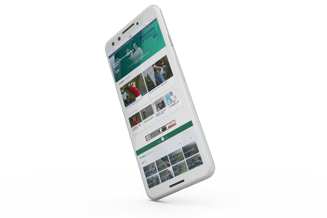 Mockup FFGolf refonte 2023